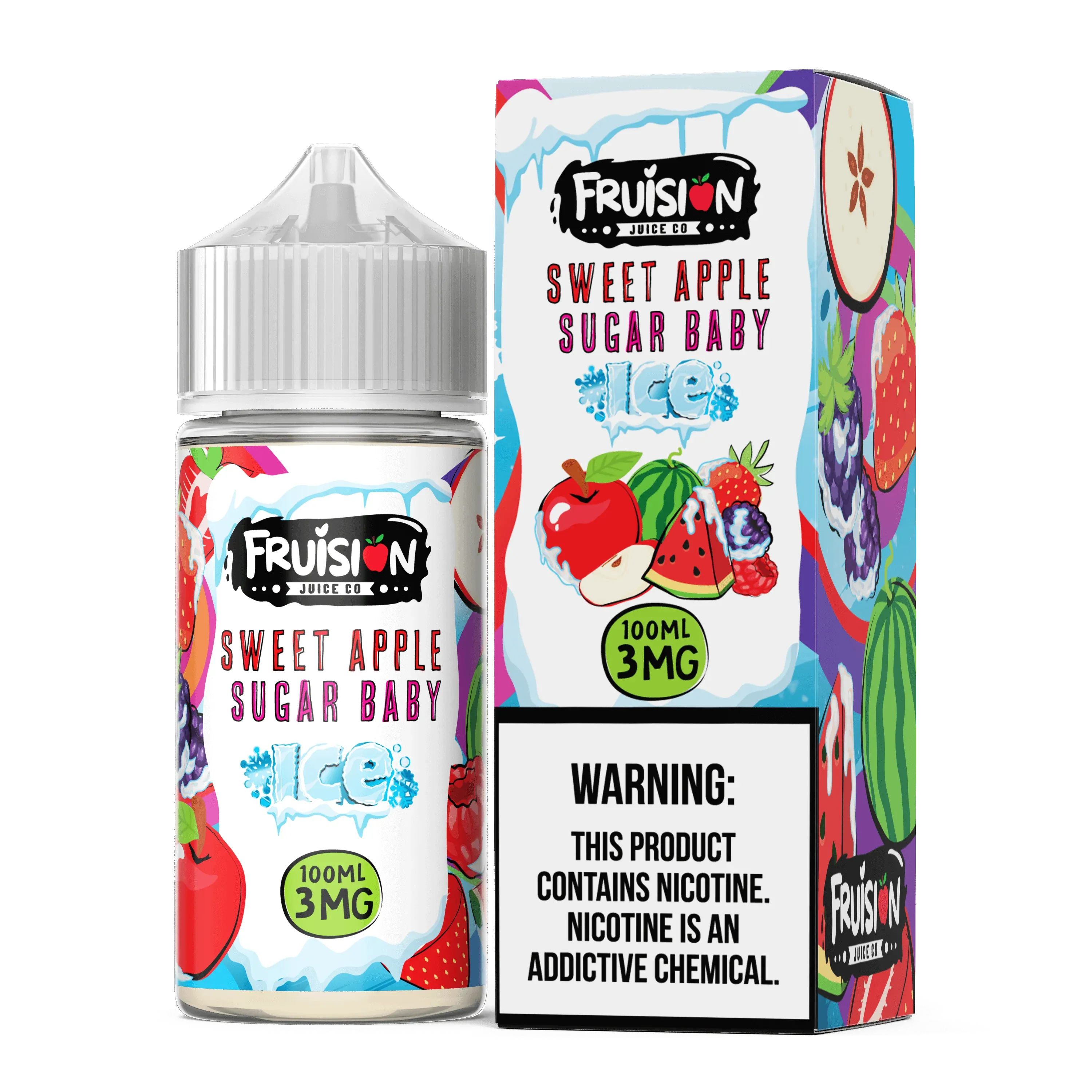 100ML | Iced Sweet Apple Sugar Baby by Fruision