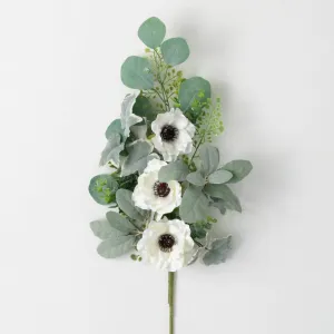 28.25"H Sullivans Anemone Silvery Spray, Multicolored