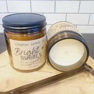 9 oz. Bright   Bubbly Apothecary-Inspired Candle