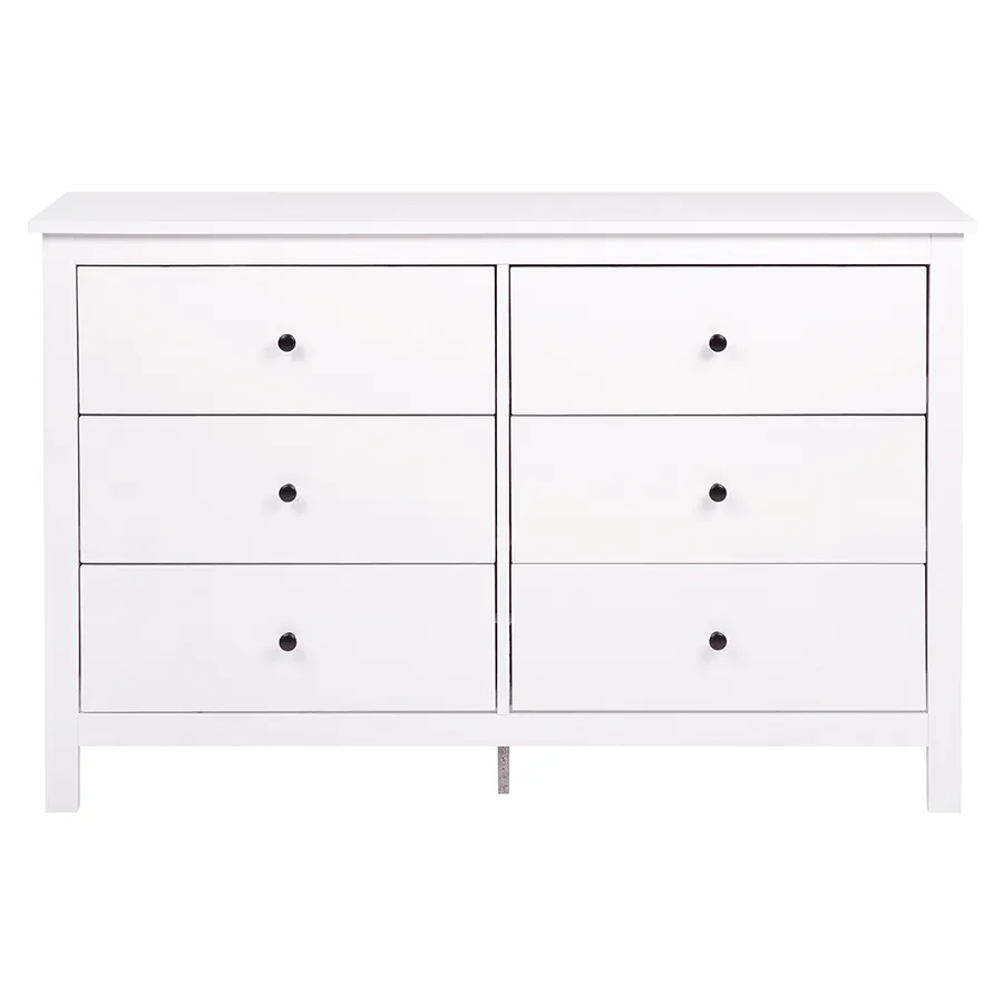 Amber 120 cm 6 Chest of Drawers