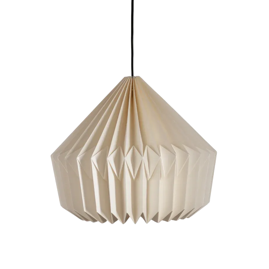 ANKUR FROST ORIGAMI PENDANT LIGHT- PAPER HANDPLEATING HANGING LIGHT