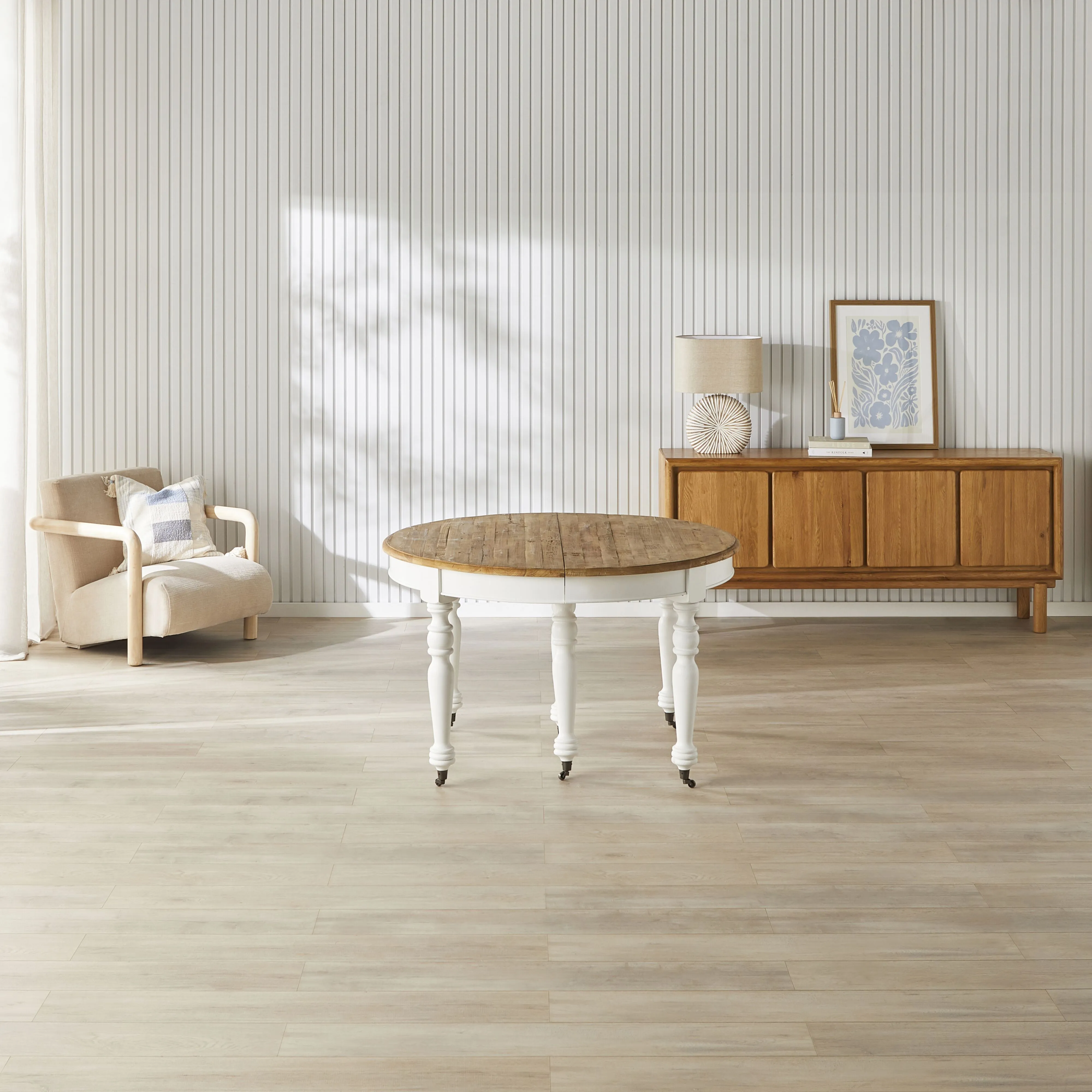 Annalise Extension Dining Table White