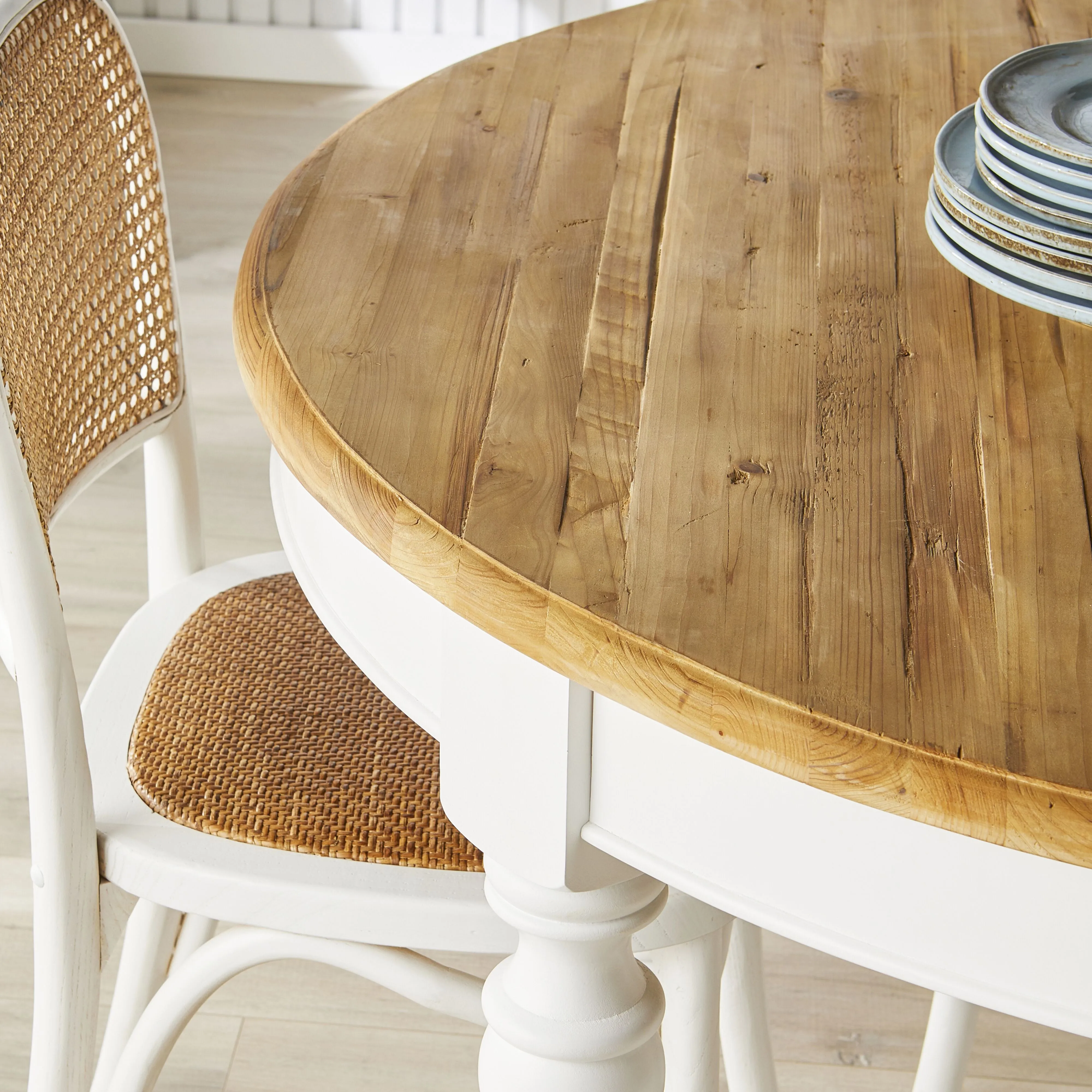 Annalise Extension Dining Table White