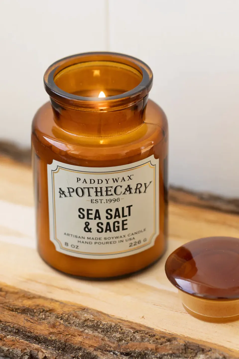 Apothecary Candle, Sea Salt   Sage