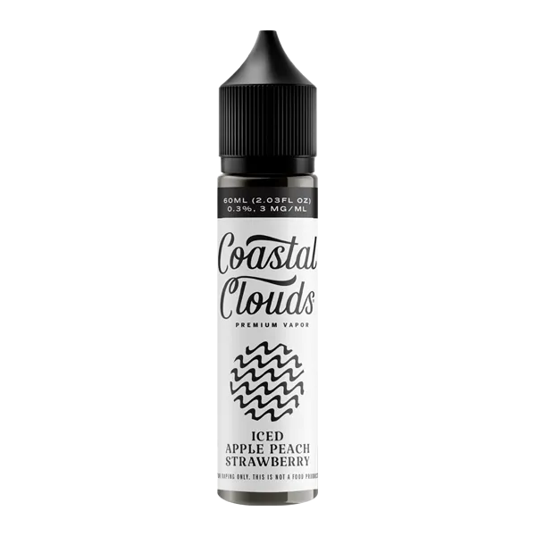Apple Peach Strawberry Iced Coastal Clouds E-Juice