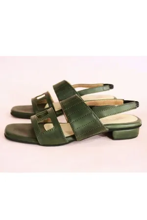 Bria Sandals, Forest Green