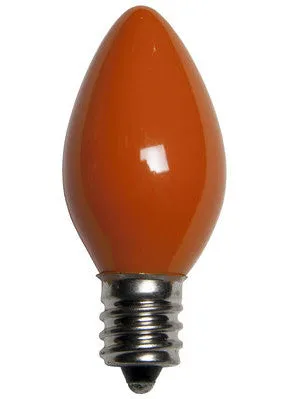 C7 Opaque Lights - Orange - 25 Pack
