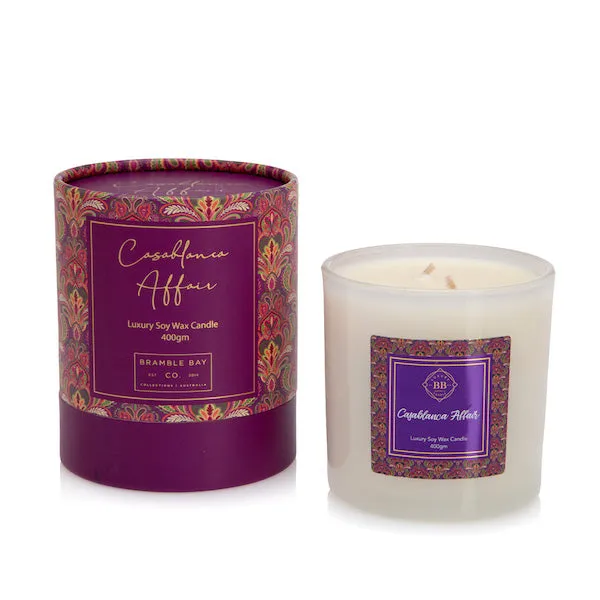 CASABLANCA AFFAIR 400G SOY CANDLE