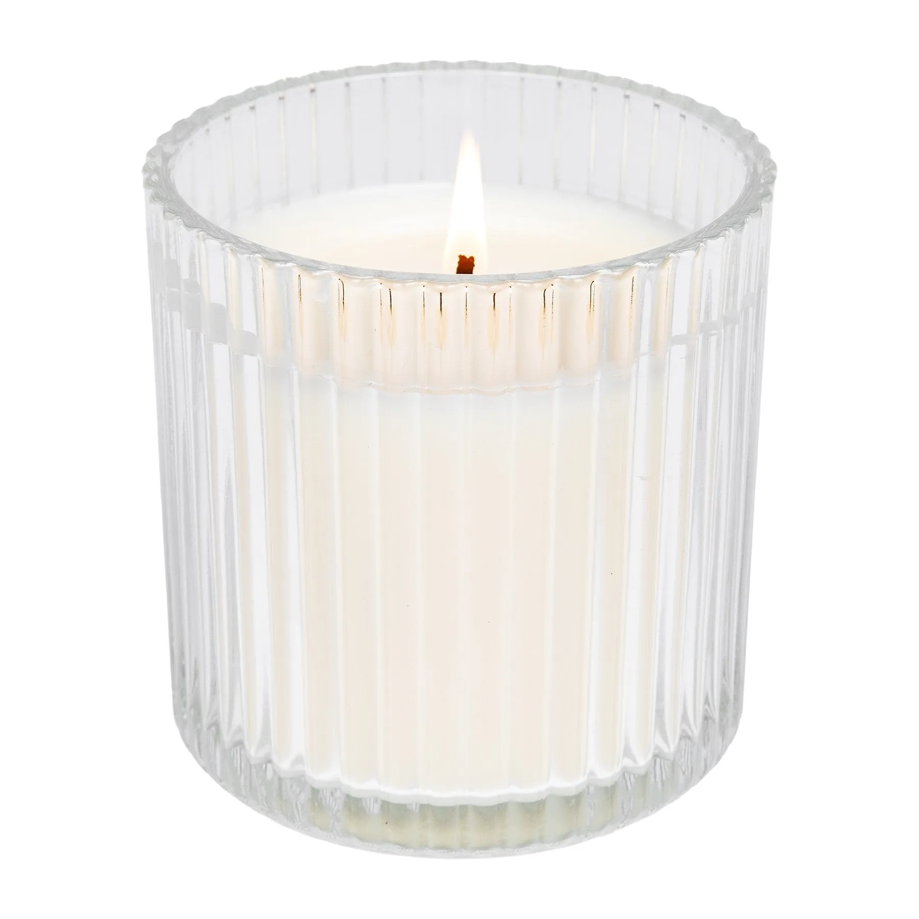 Cashmere and Vanilla Fluted Soy Candle
