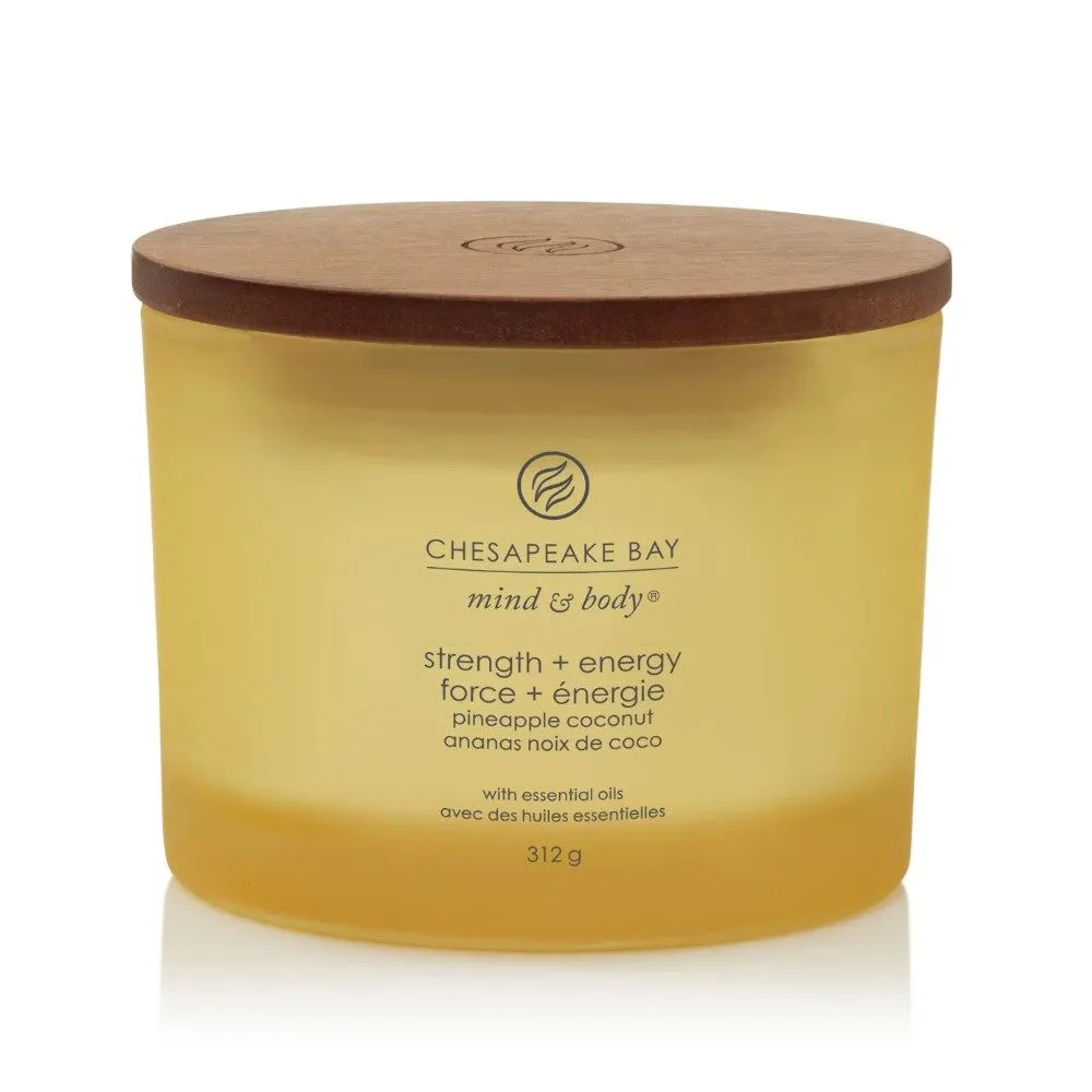 Chesapeake Bay 312g Strength & Energy 3-Wick Jar Candle