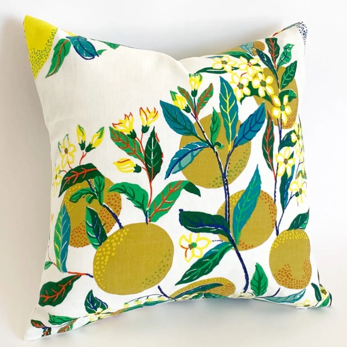 Citrus Garden “Primary" Decorative Pillow Cover / Schumacher Josef Frank pillow cover / Citrus Garden 20x20 22x22 24x24 26x26 Schumacher Pillow