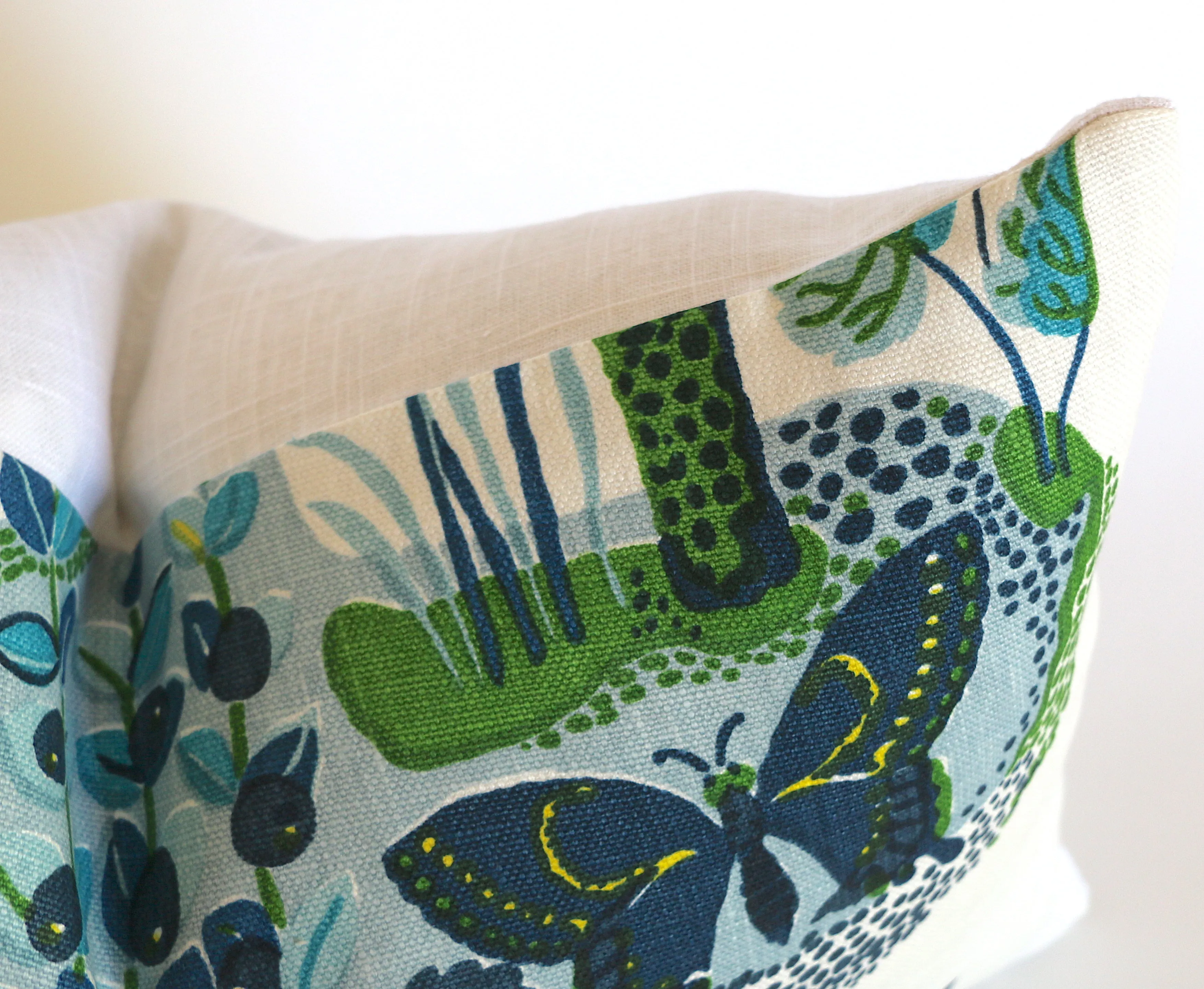 Citrus Garden "Pool" Decorative Pillow Cover / Schumacher Josef Frank pillow cover / Citrus Garden 20x20 22x22 24x24 26x26 Schumacher Pillow