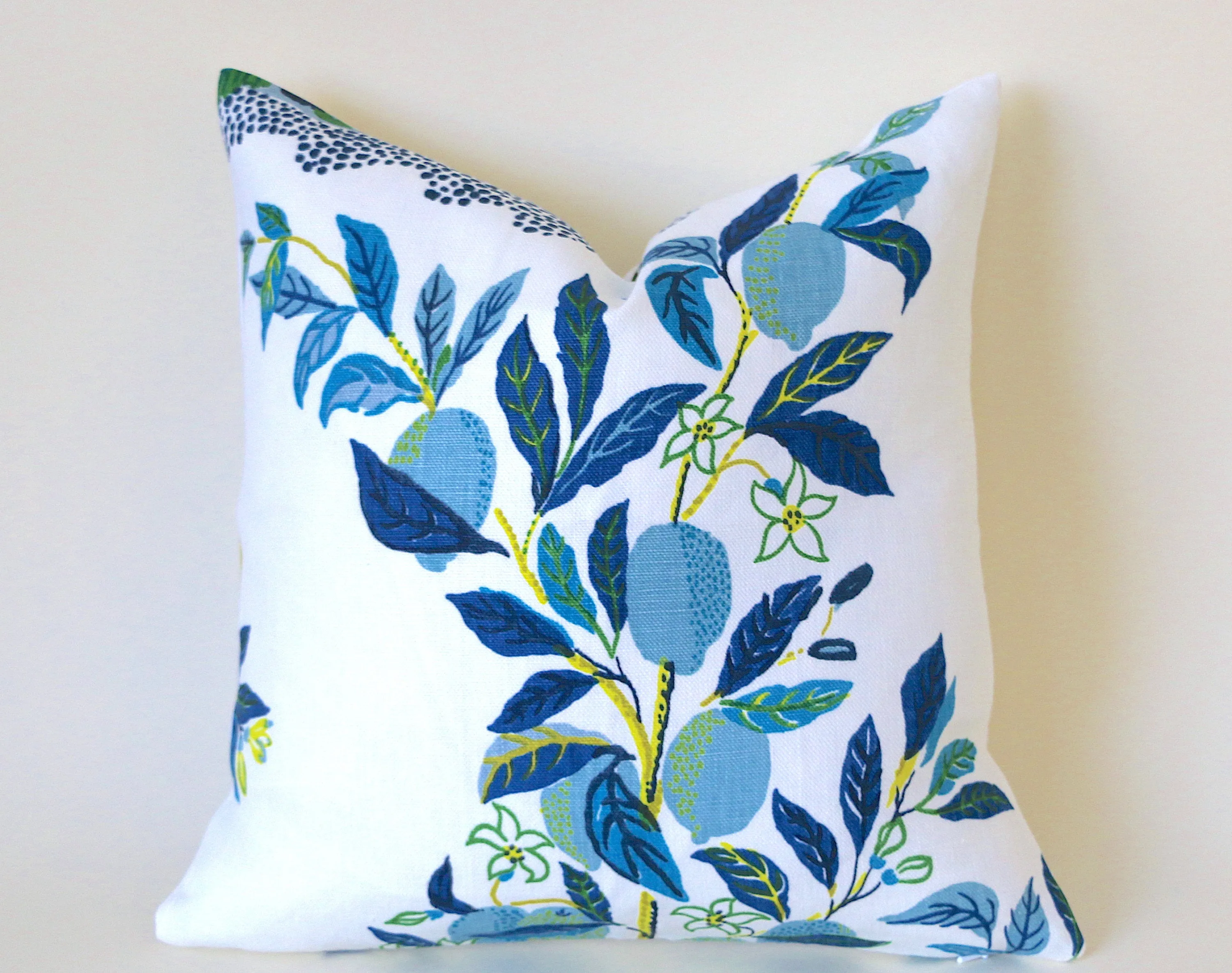 Citrus Garden "Pool" Decorative Pillow Cover / Schumacher Josef Frank pillow cover / Citrus Garden 20x20 22x22 24x24 26x26 Schumacher Pillow