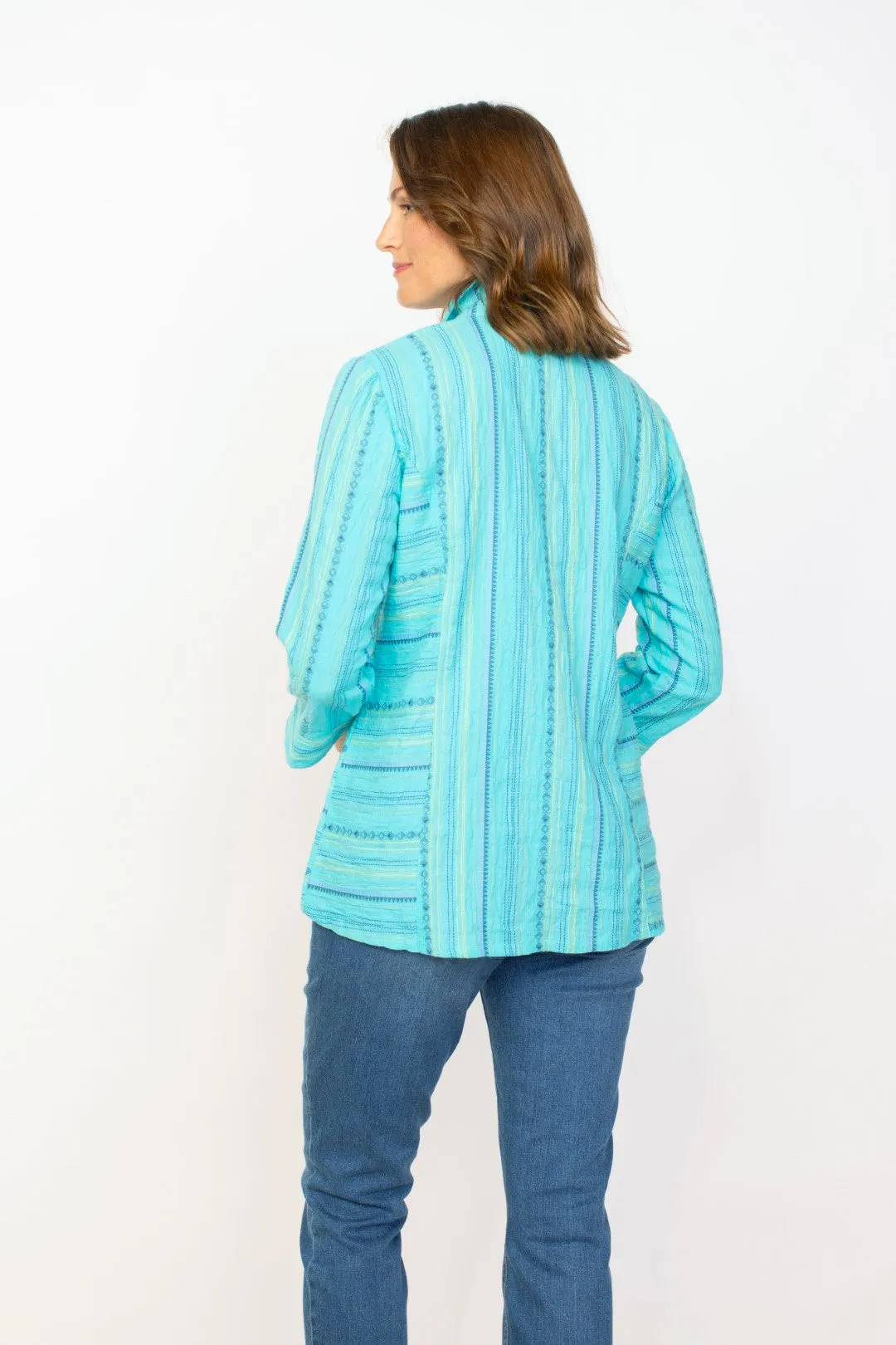 Coastal Boho Princess Seamed Shirt