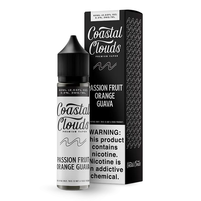 Coastal Clouds - Passion Fruit Orange Guava - 60ML E-Liquid