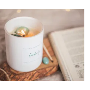 Creativity Crystal Healing Candle