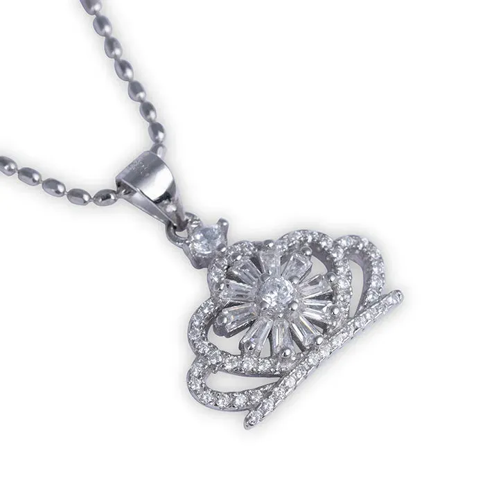 Crowned Radiance Pendant set