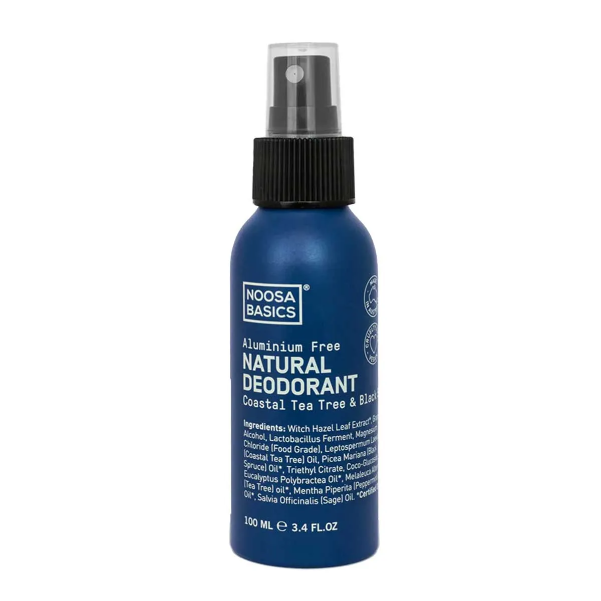 Deodorant Spray - Coastal Tea Tree Black Spruce