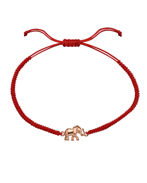 Elephant [RED] - 14K Rose Gold
