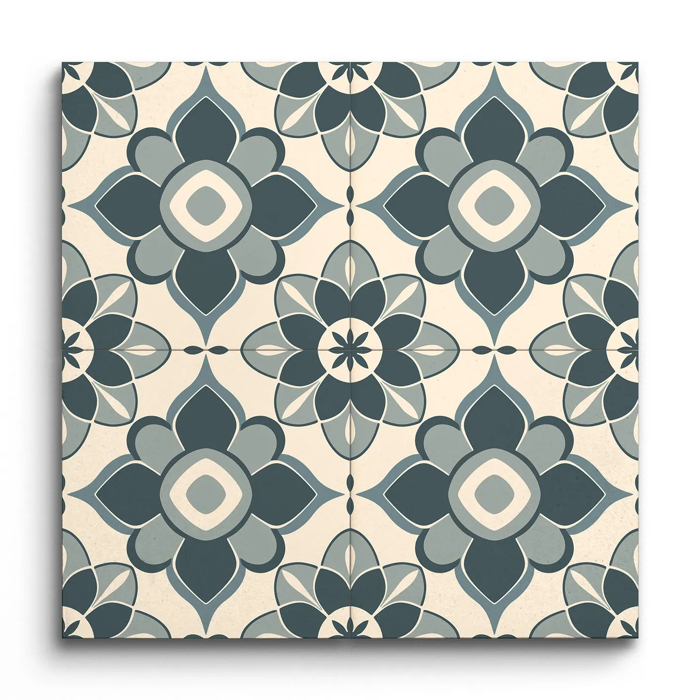 Encaustic Floralia of Mediterranean Splendor
