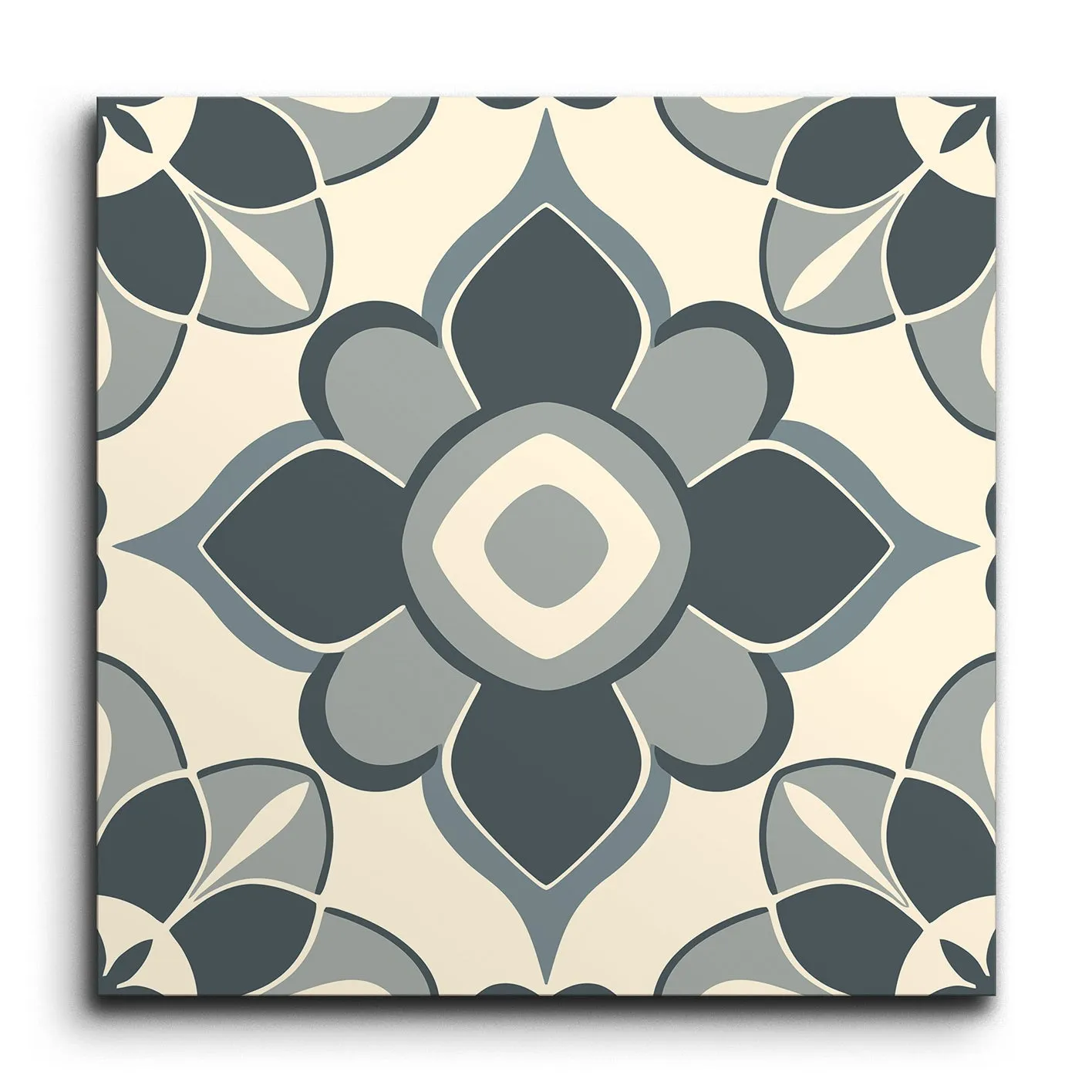 Encaustic Floralia of Mediterranean Splendor