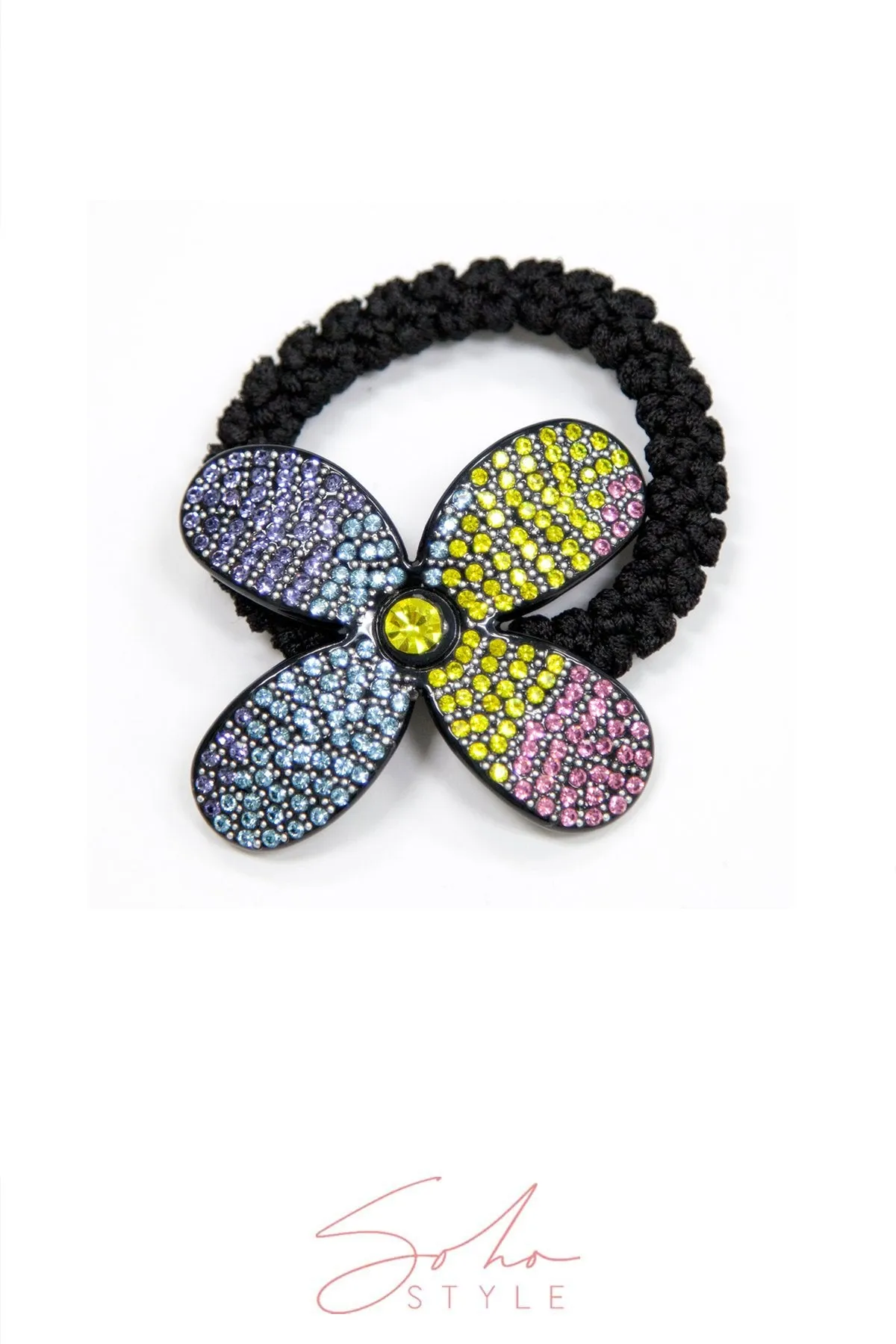 Floral Petals Scrunchy Ponytail