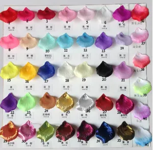 Flower Petals Fake Rose Petals Bulk Various Colors 1000pcs