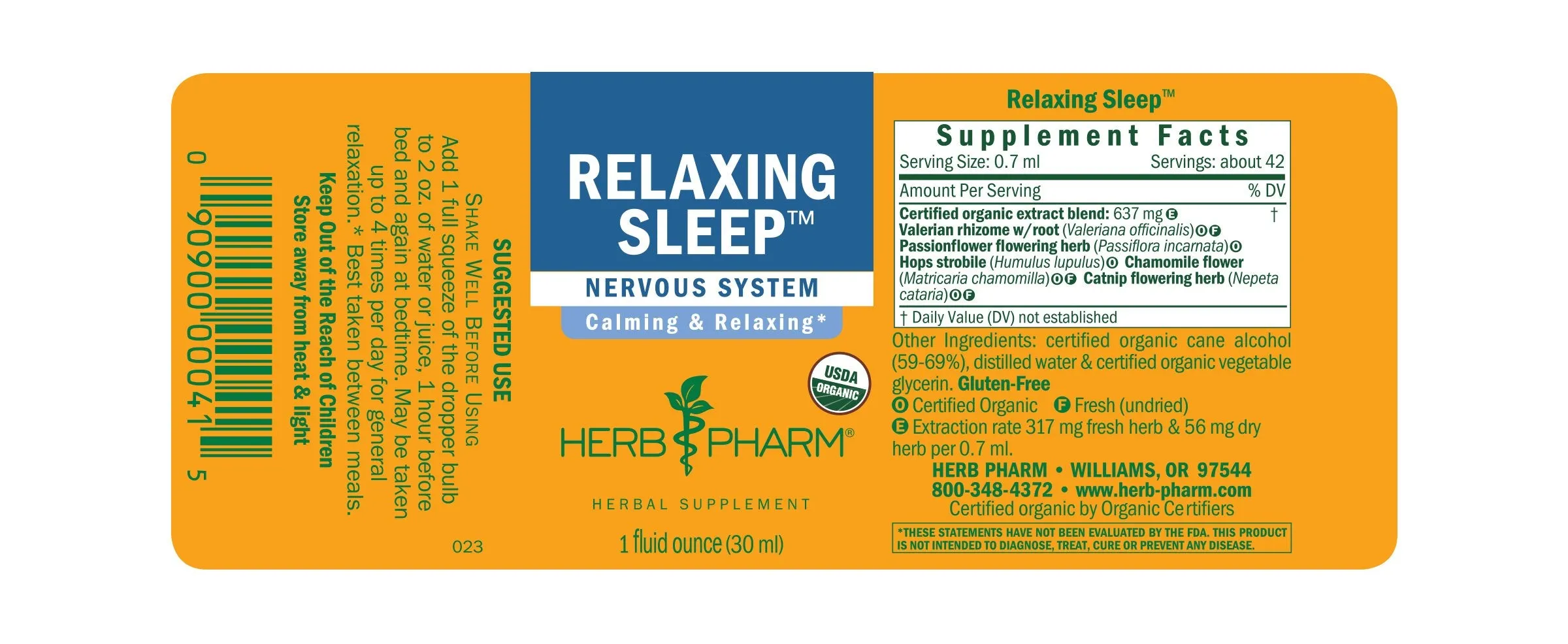 Herb Pharm® Relaxing Sleep™
