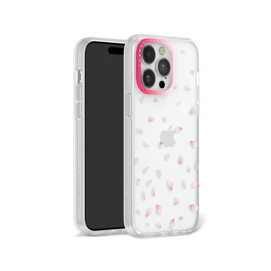 iPhone 12 Pro Max Cherry Blossom Petals Phone Case MagSafe Compatible