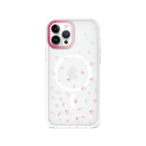 iPhone 12 Pro Max Cherry Blossom Petals Phone Case MagSafe Compatible