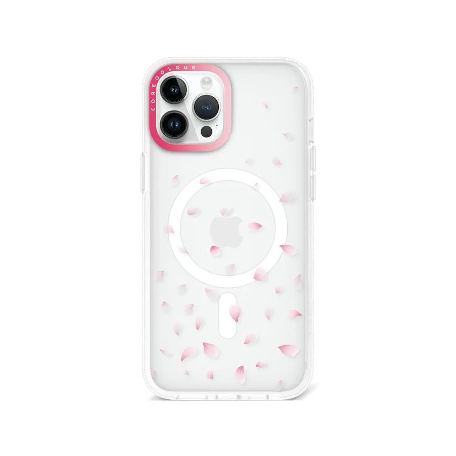 iPhone 12 Pro Max Cherry Blossom Petals Phone Case MagSafe Compatible