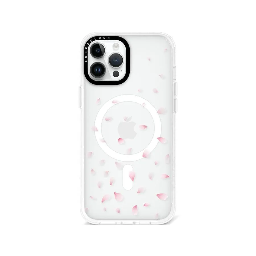iPhone 12 Pro Max Cherry Blossom Petals Phone Case MagSafe Compatible
