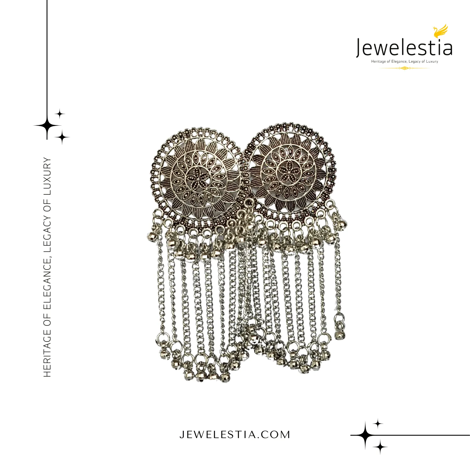 Jewelestia Sunburst Radiance Earrings