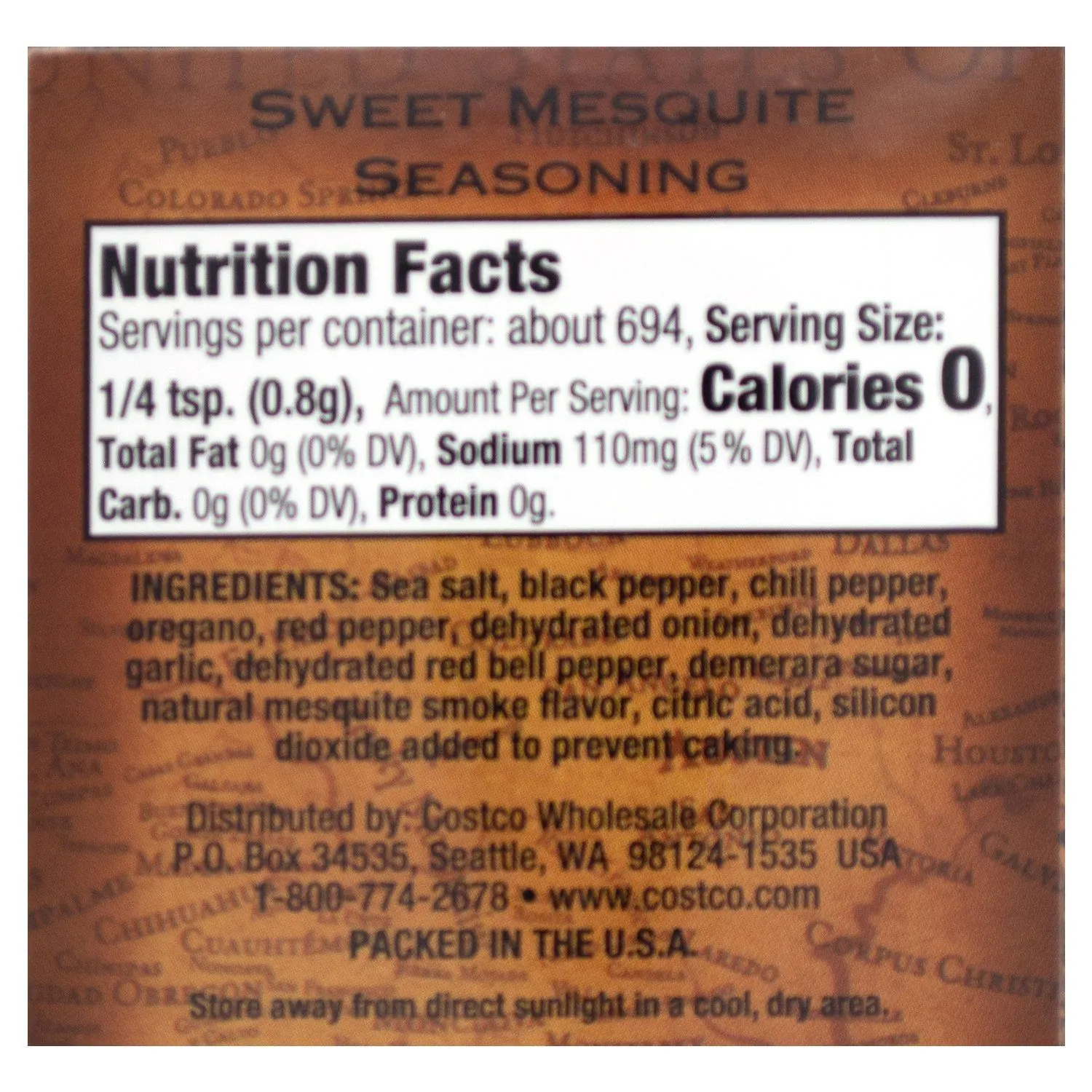 Kirkland Signature Sweet Mesquite Seasoning