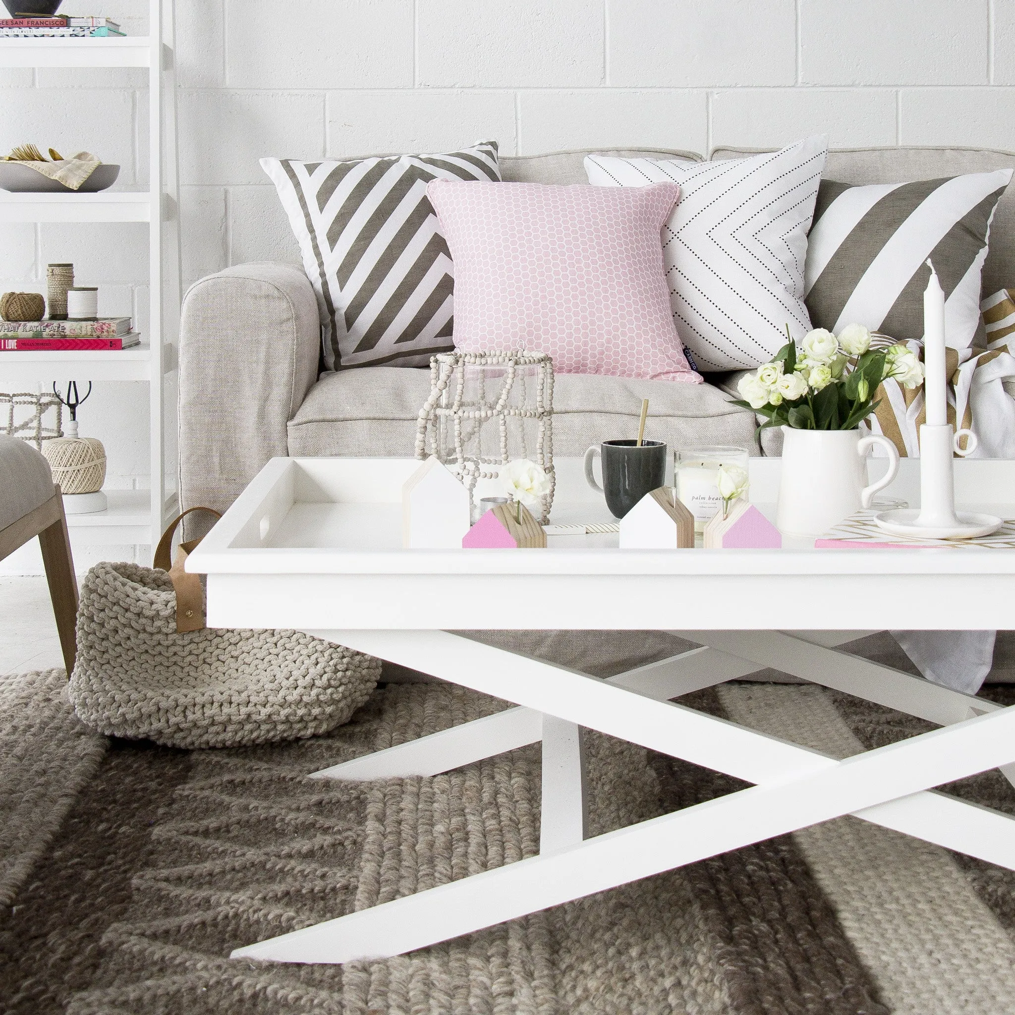 LENNOX SLATE CUSHION COVER