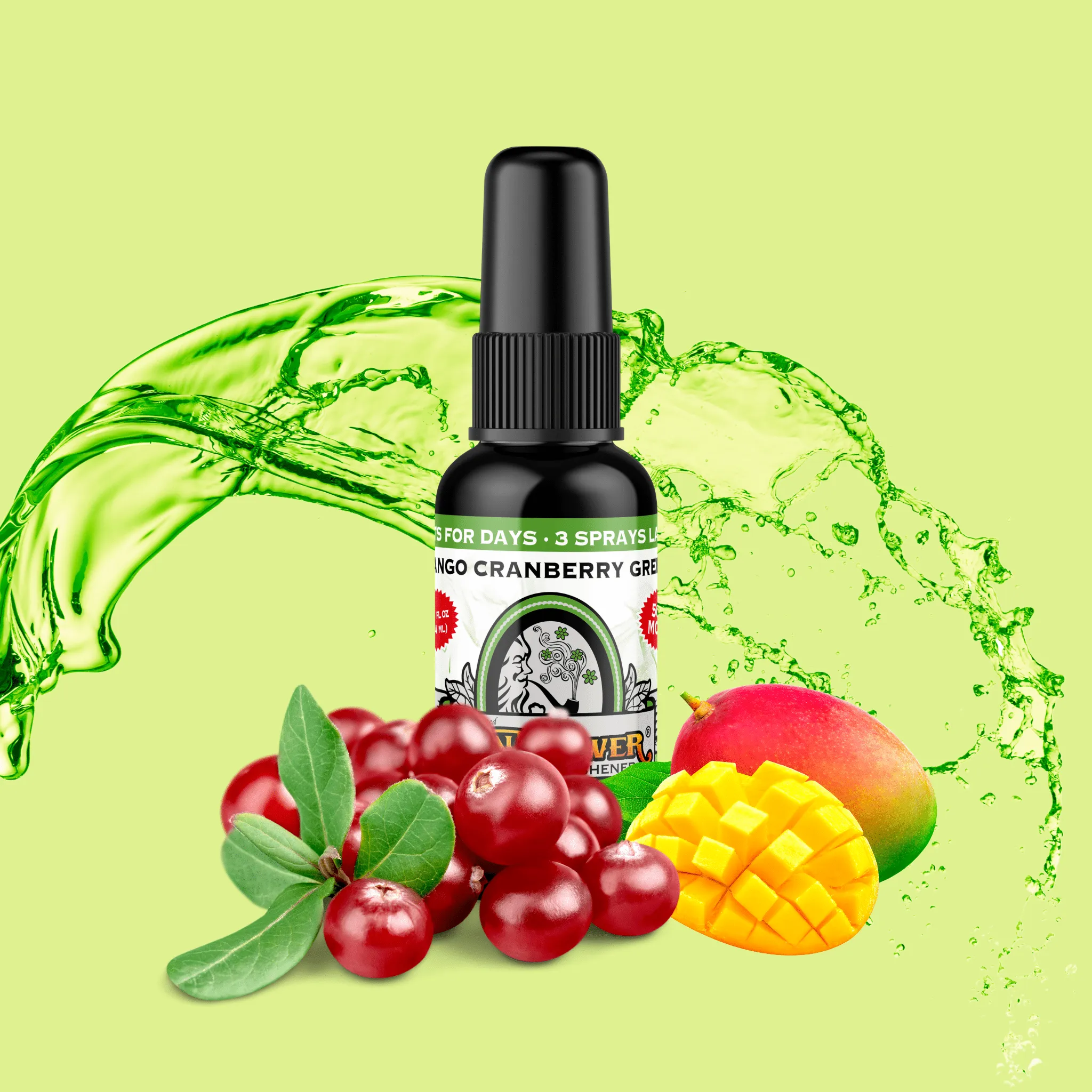 Mango Cranberry Green Air Freshener Spray