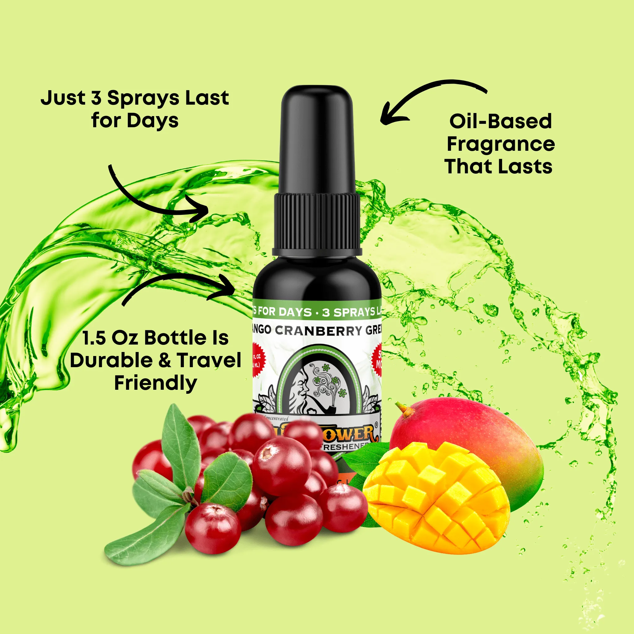 Mango Cranberry Green Air Freshener Spray