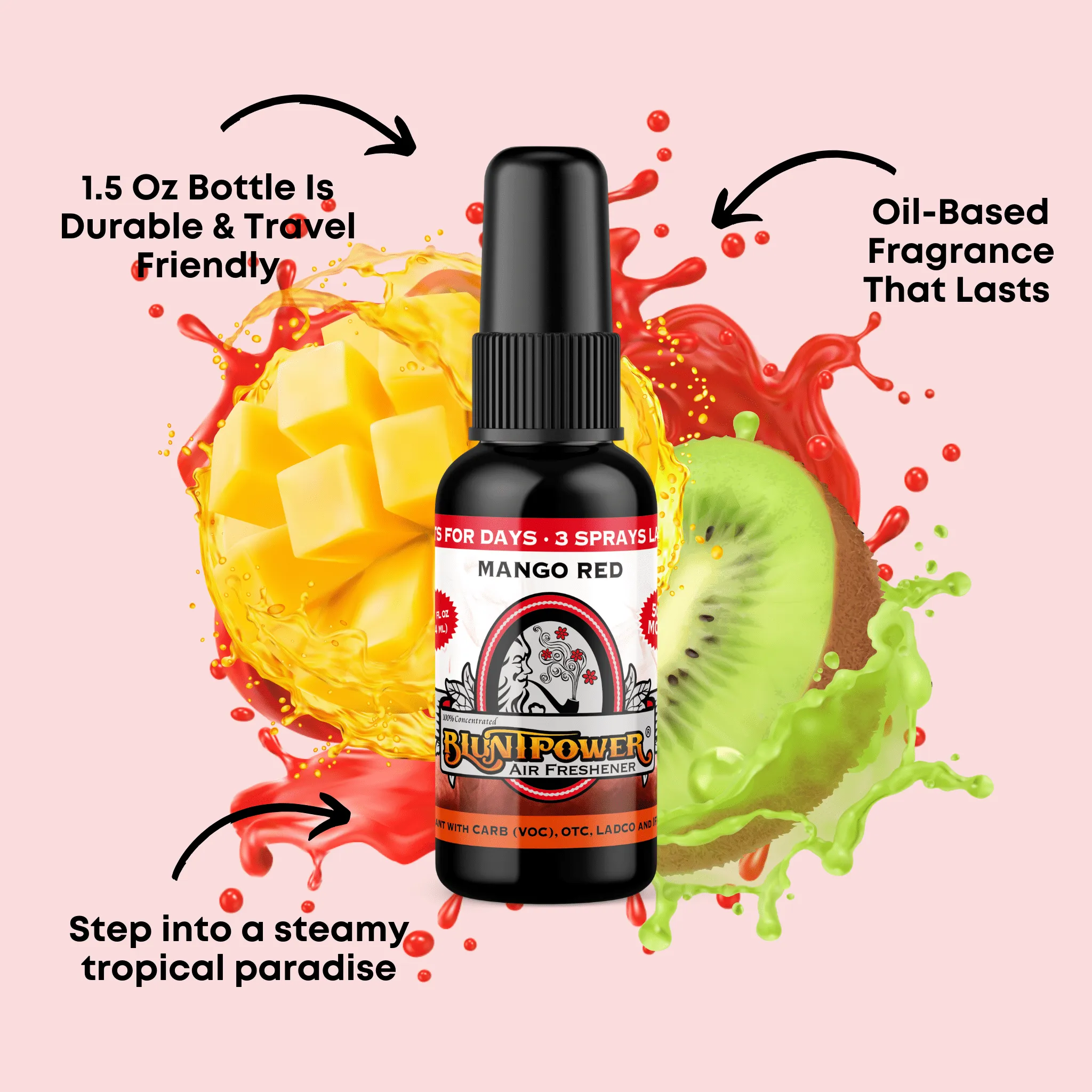 Mango Red Air Freshener Spray