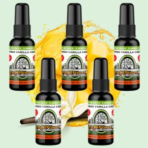 Mango Vanilla Green Air Freshener Bundle (5 Pack)