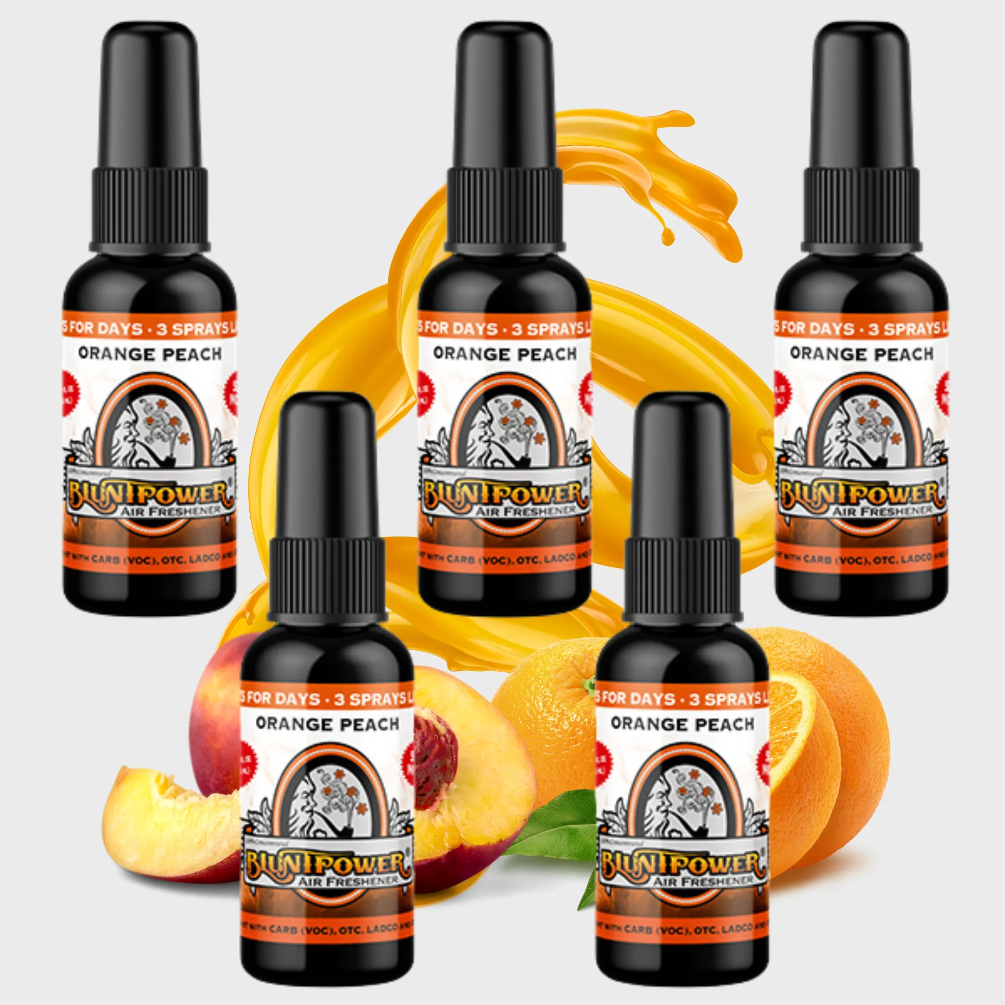 Orange Peach Air Freshener Spray