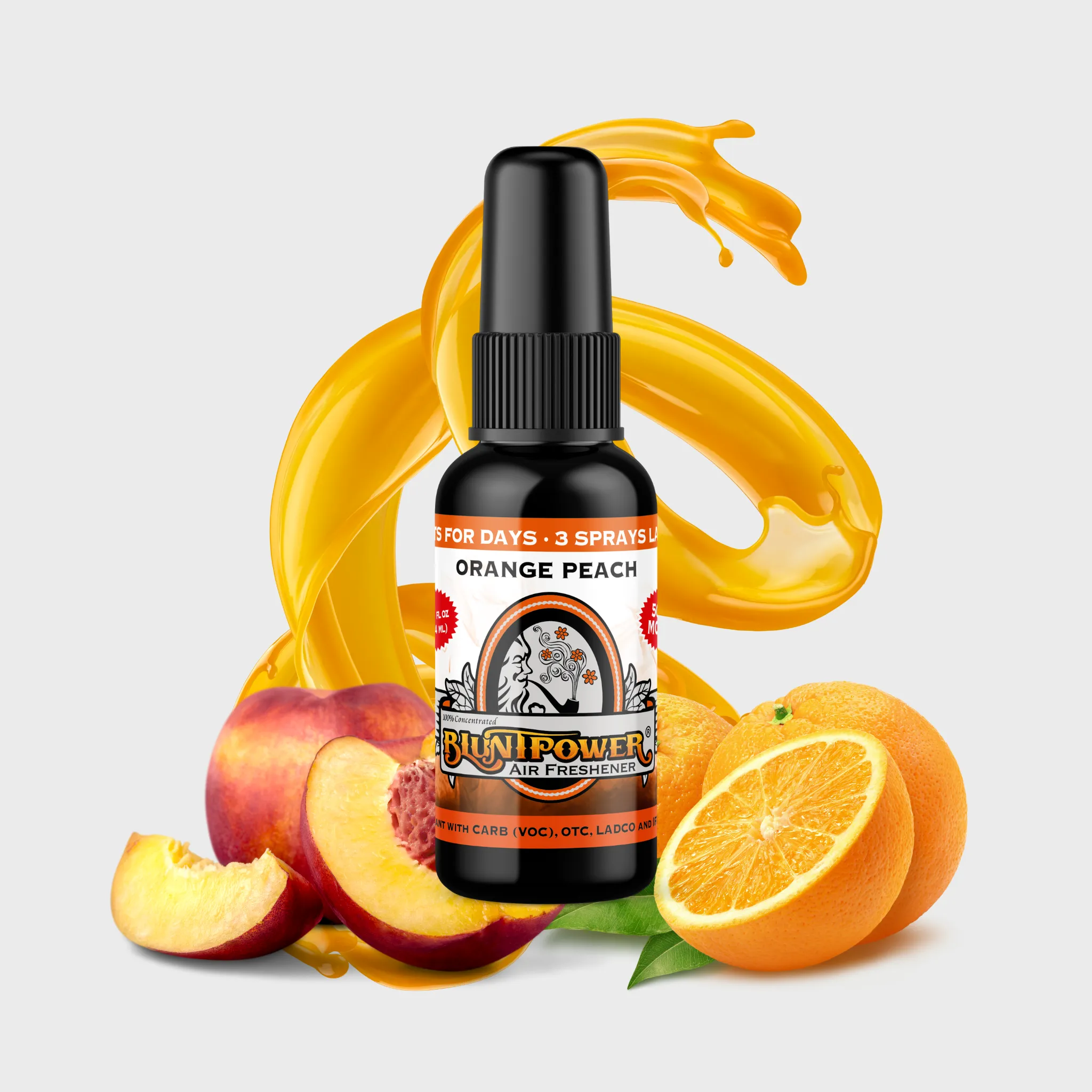 Orange Peach Air Freshener Spray