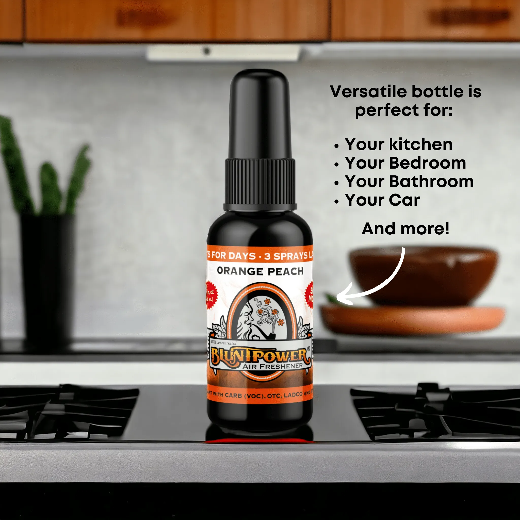 Orange Peach Air Freshener Spray