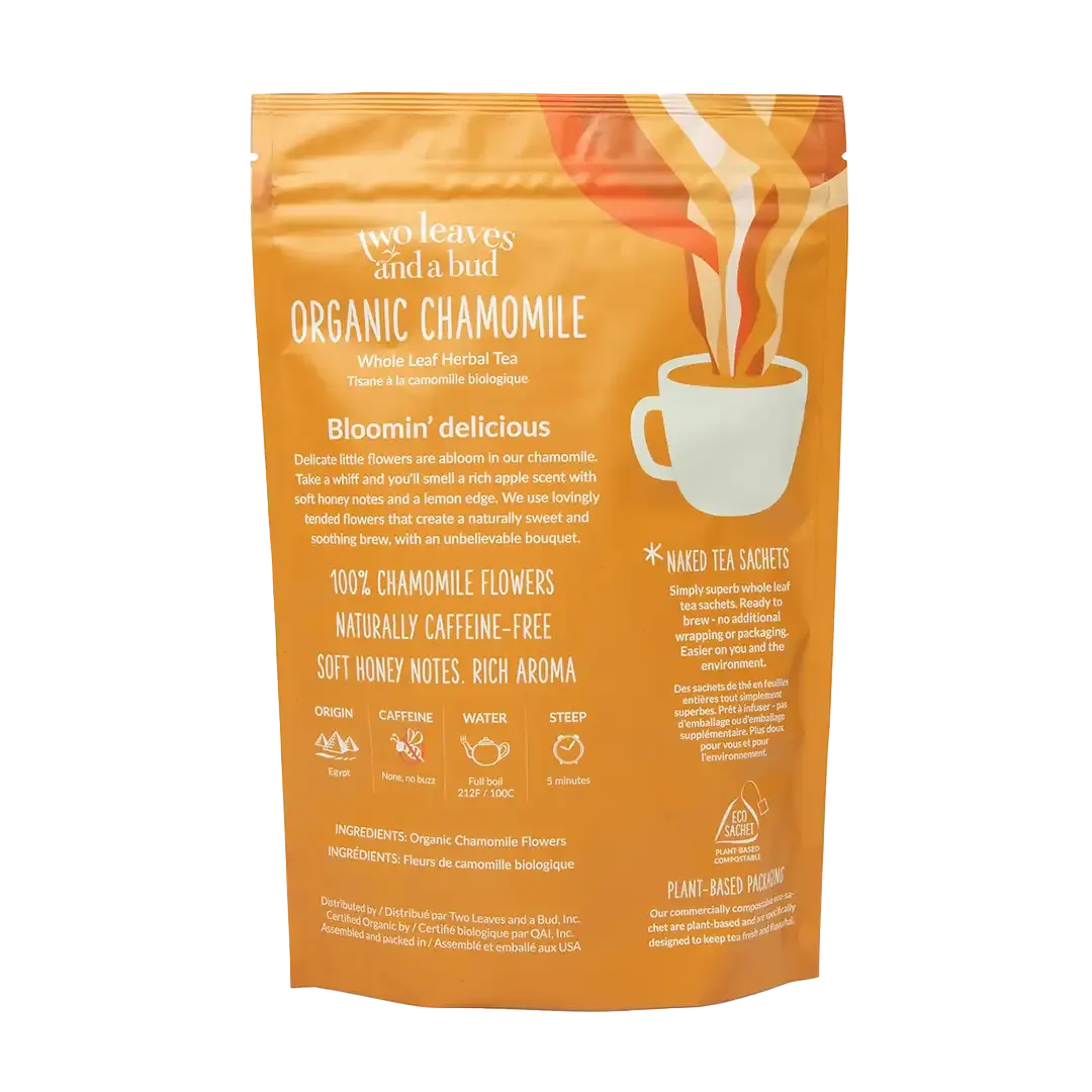 Organic Chamomile - 50 Naked Tea Sachets