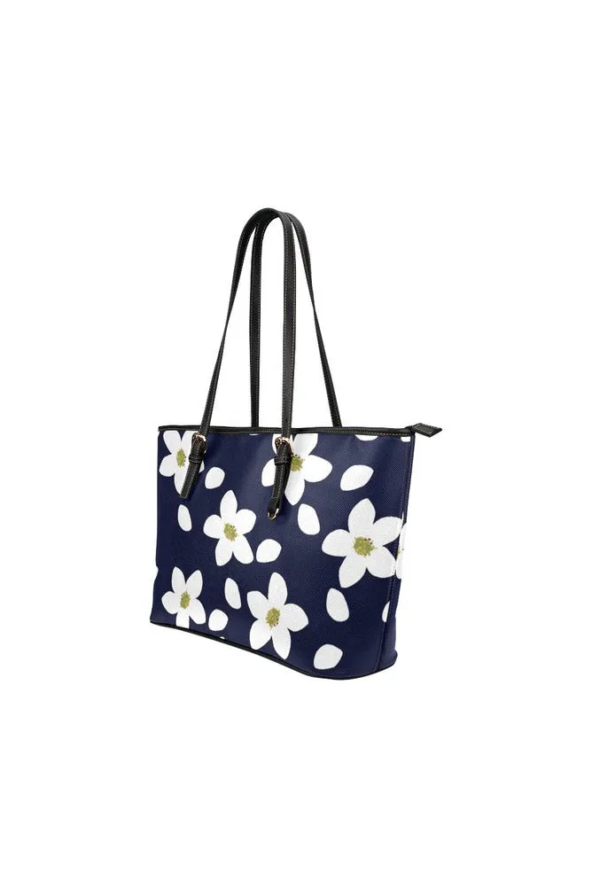 Power to the Petal Leather Tote Bag/Small