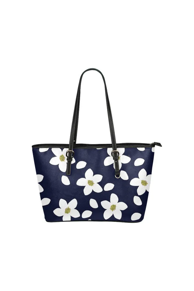 Power to the Petal Leather Tote Bag/Small