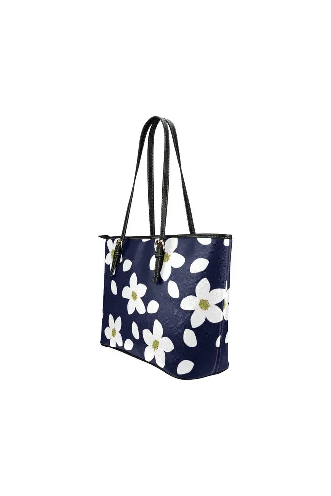 Power to the Petal Leather Tote Bag/Small