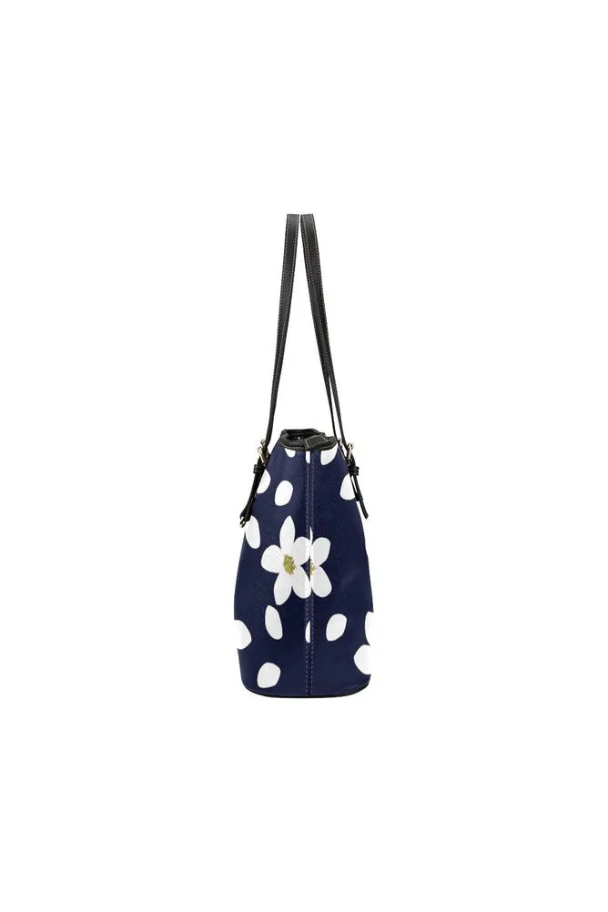 Power to the Petal Leather Tote Bag/Small