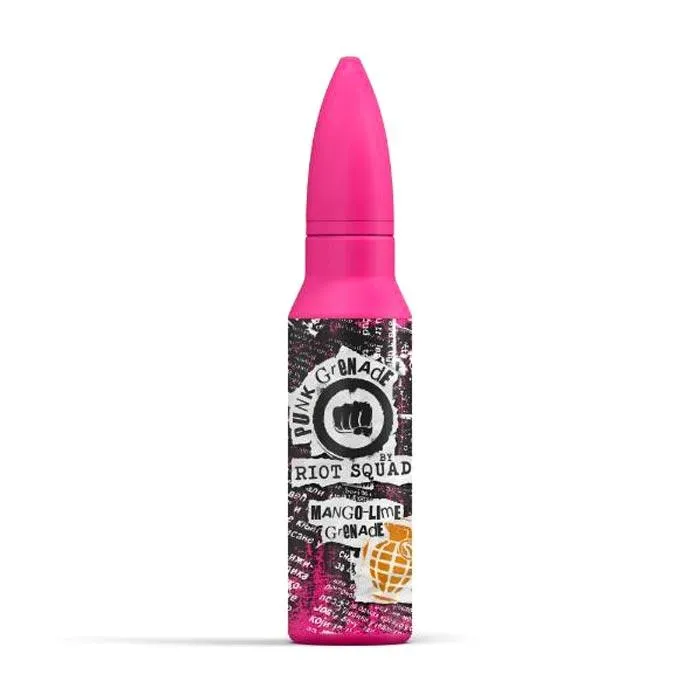 Punk Grenade - Mango and Lime 50ml Short Fill E-Liquid