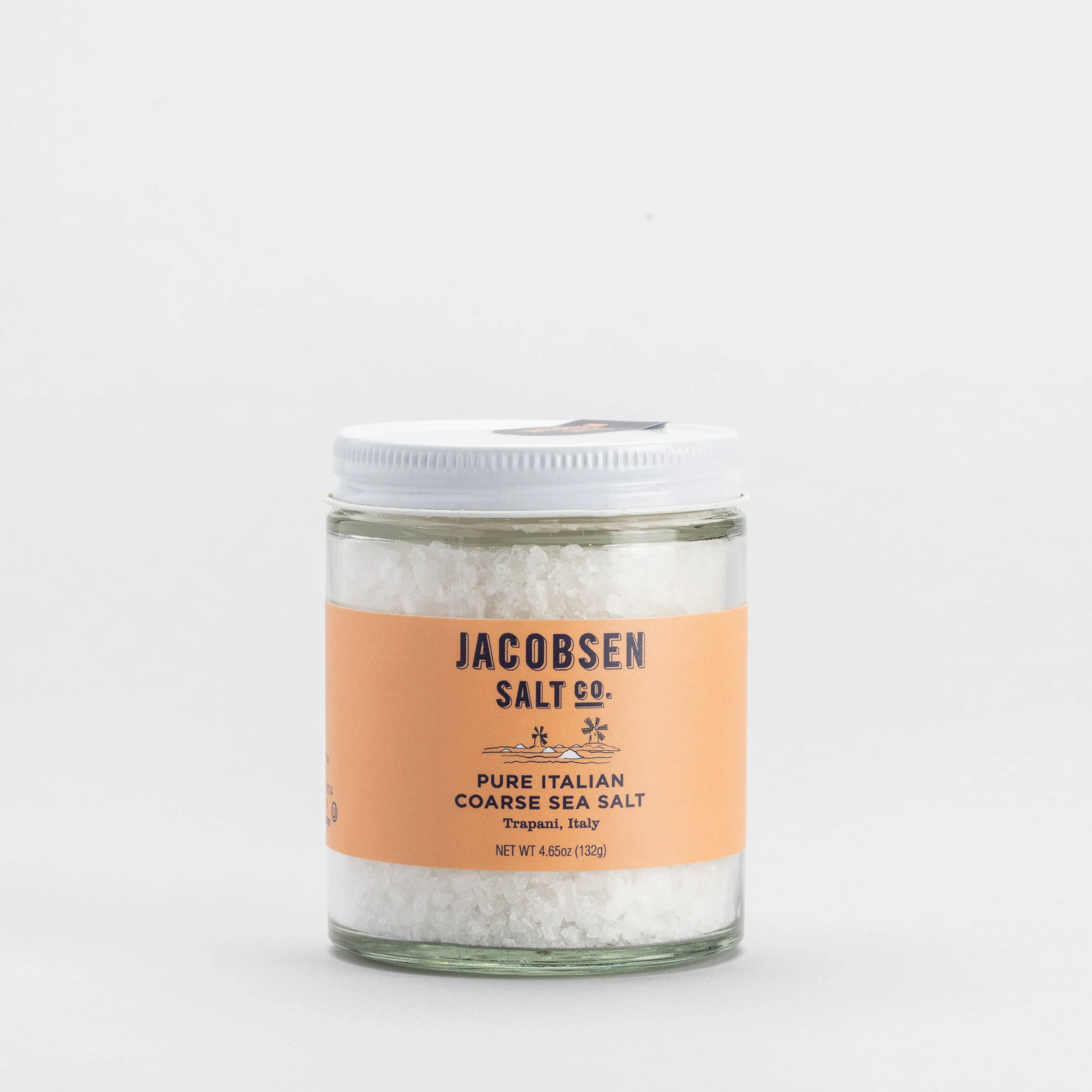 pure italian coarse sea salt, refill jar