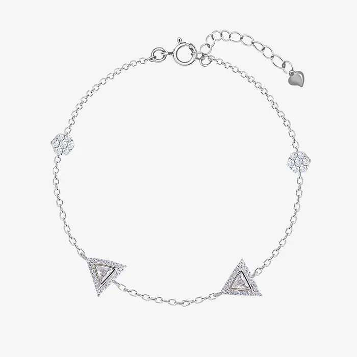 Radiance Triangular Jewellery Set